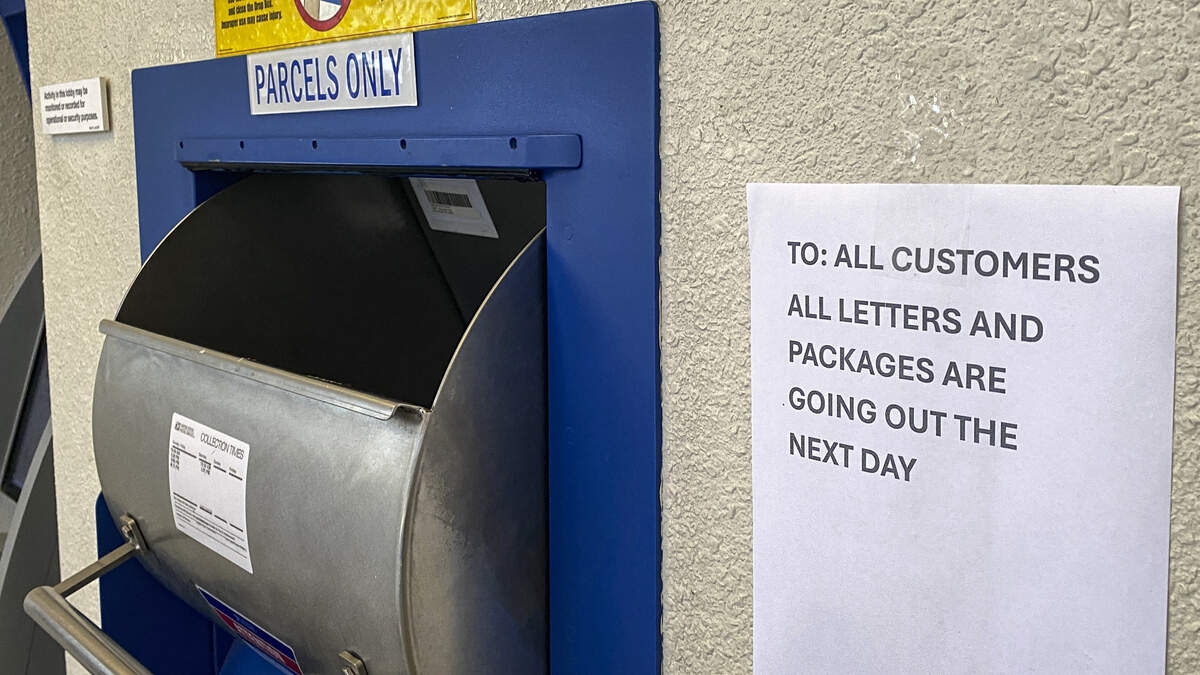 SLO post office said mail isn't picked up same-day anymore. Not true, USPS says