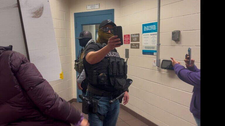 SLO County sheriff posts video of jail confrontation between ICE and protesters