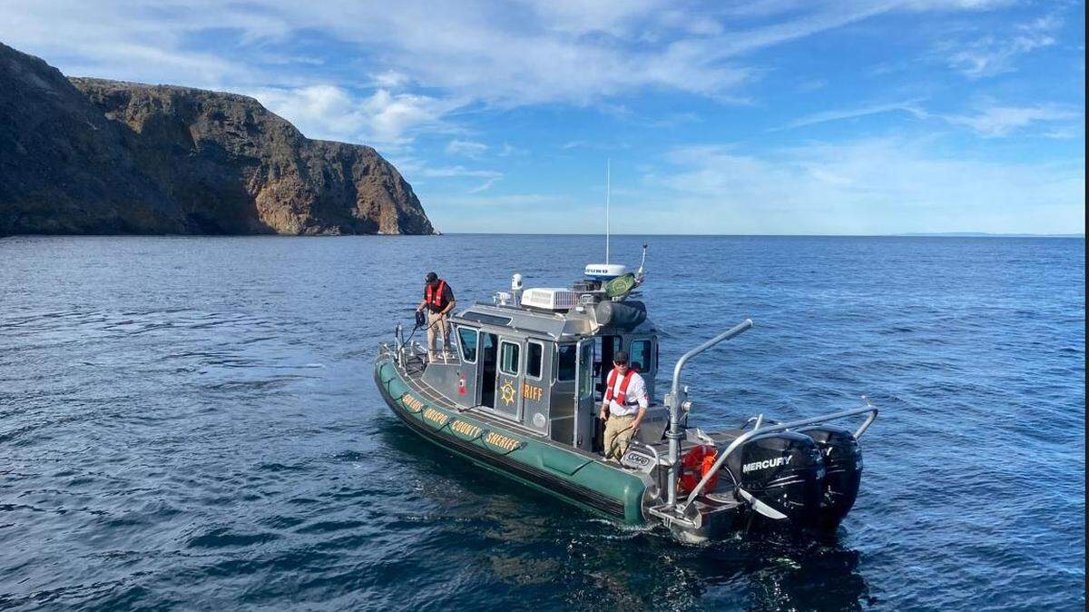 The Santa Barbara County Sheriff’s Office effort to recover the body of a diver found near Santa Cruz Island was assisted by the San Luis Obispo Sheriff’s Office Marine Enforcement Unit, Los Angeles County Sheriff’s Special Enforcement Bureau, and National Park Service.