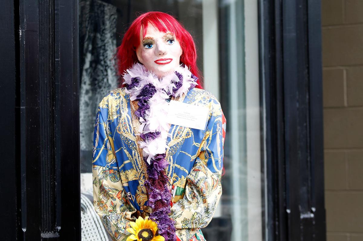 Cambria’s Scarecrow Festival is back. It runs the entire month of October. “Leticia” created by Mary Pilot.