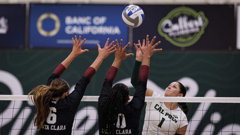Cal Poly falls to Santa Clara 3-2. See the photos