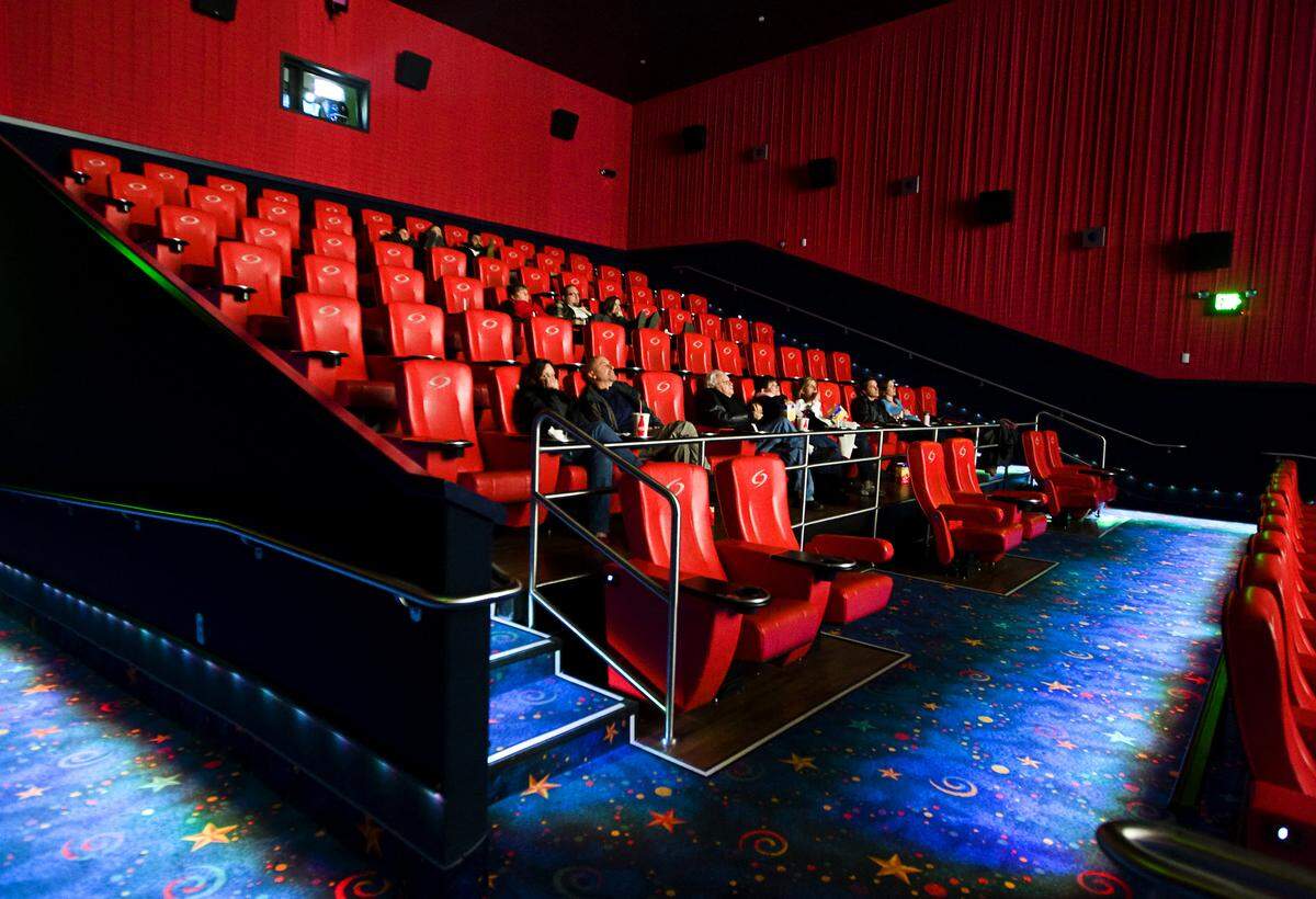 The VIP auditorium at Galaxy Theatres in Atascadero.