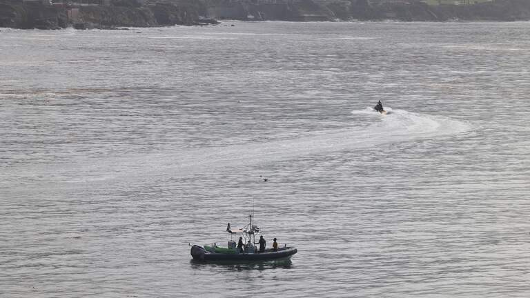 Rescue crews search Pirate’s Cove after empty kayak found floating offshore