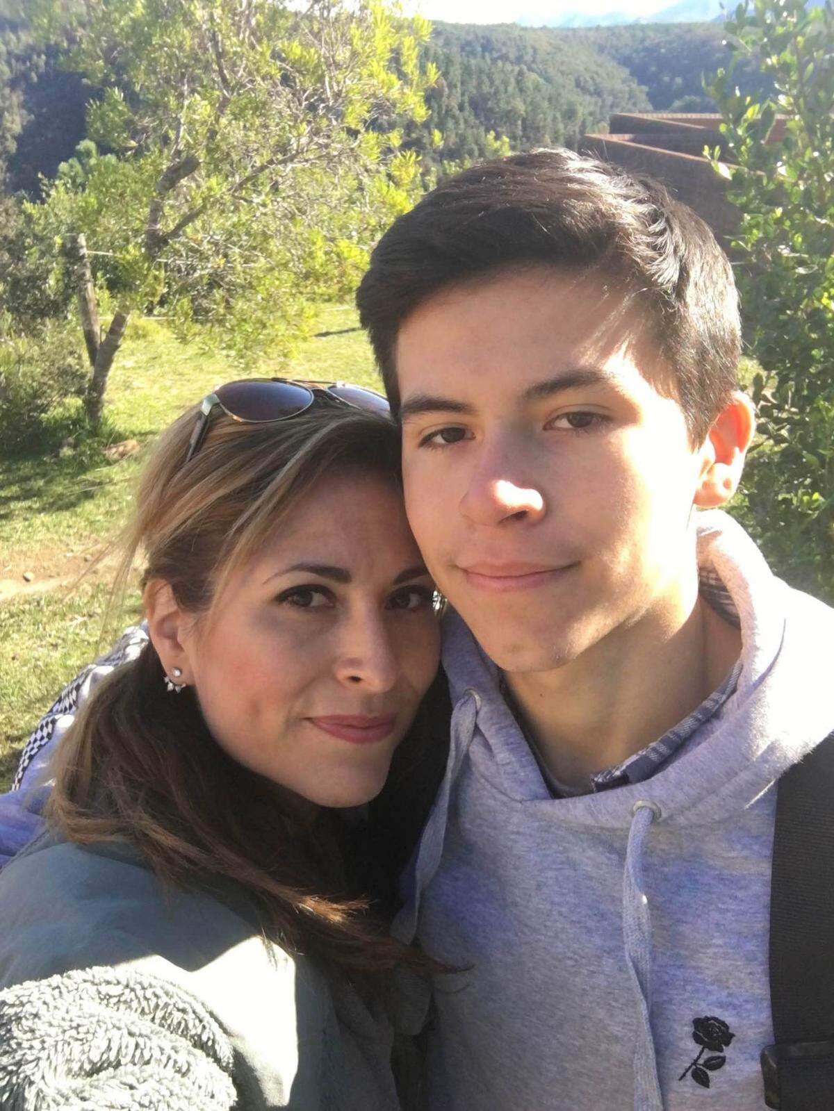 Cindy Cruz-Sarantos and her son, Dylan Sarantos. Dylan died from fentanyl poisoning in May 2020 at age 18.