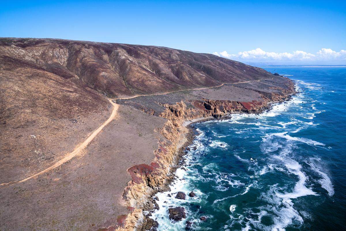 This photo shows an area of the 1,200 acres that was permanently conserved around the Point San Luis Lighthouse north of Avila Beach and south of Diablo Canyon nuclear power plant.