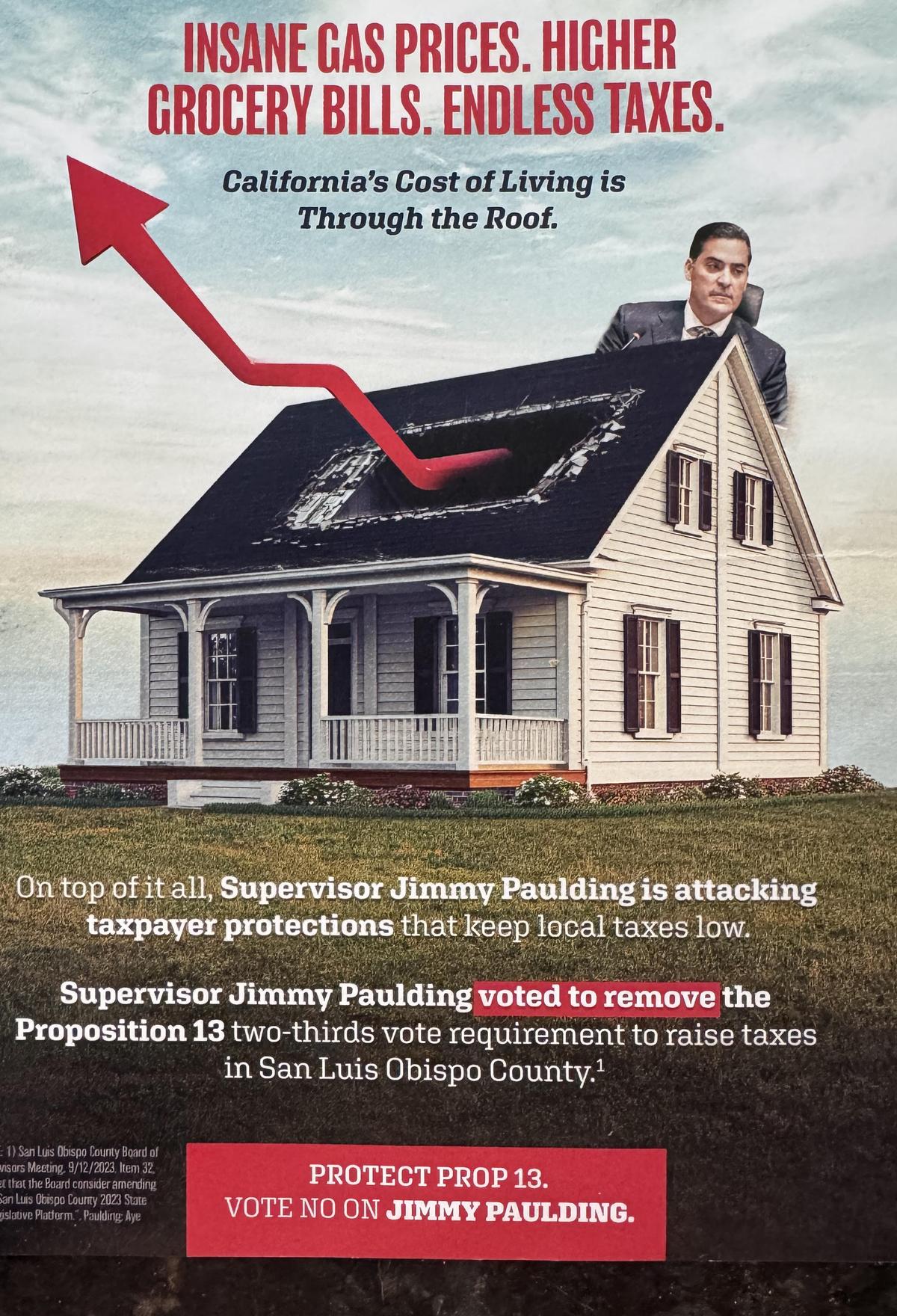 District 4 candidate Adam Verdin accuses his opponent, Supervisor Jimmy Paulding, of sending prices “through the roof” in 2026 campaign.