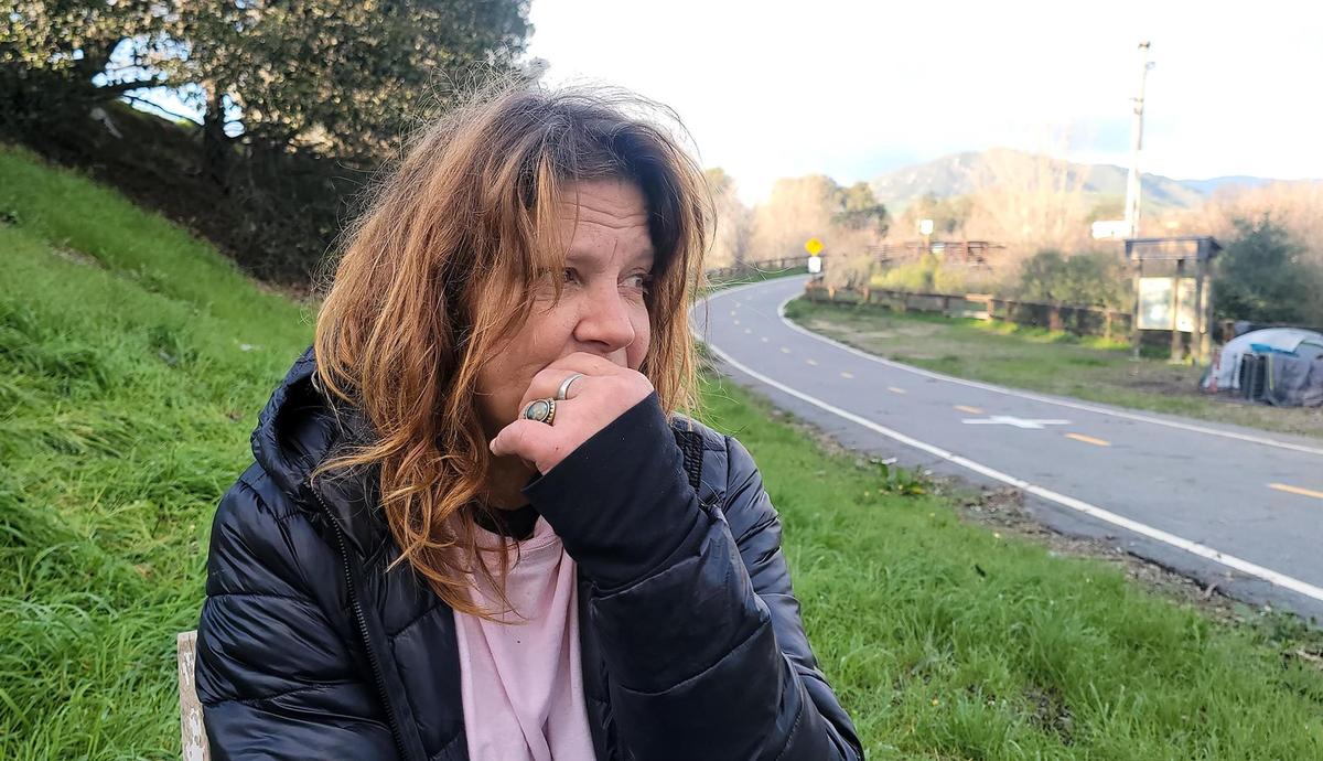 Christine “Lori” Wilmowski, 55, is distraught about her situation. In San Luis Obispo County, the homeless population scrambled to take cover from deadly flooding that made many previously safe areas to camp, sleep or take shelter uninhabitable.