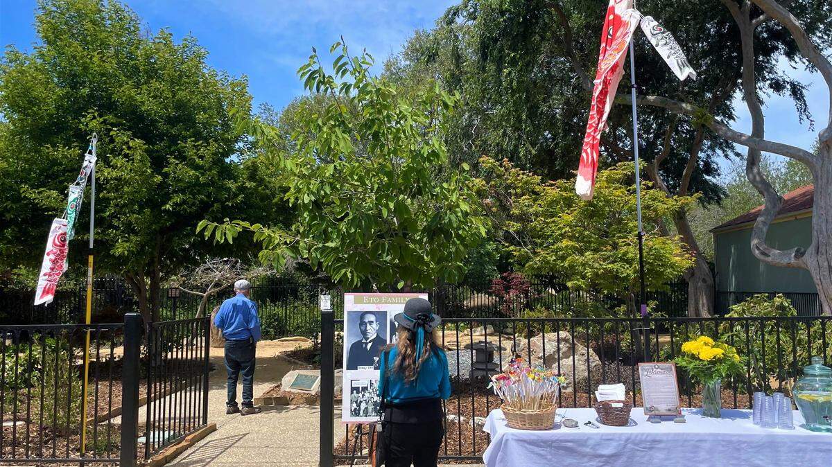 The Rotary Club of San Luis Obispo held a re-dedication ceremony for the 20th anniversary of Eto Park, honoring the Japanese family who gave it its name. 