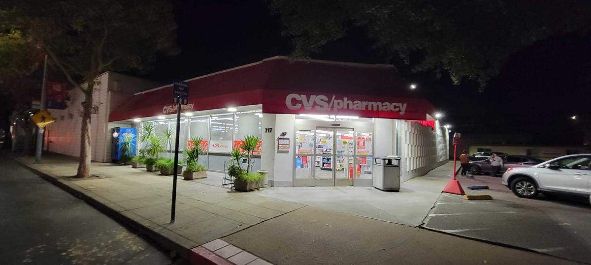 San Luis Obispo police are searching for a man who allegedly robbed a downtown SLO CVS on Wednesday night.&nbsp;