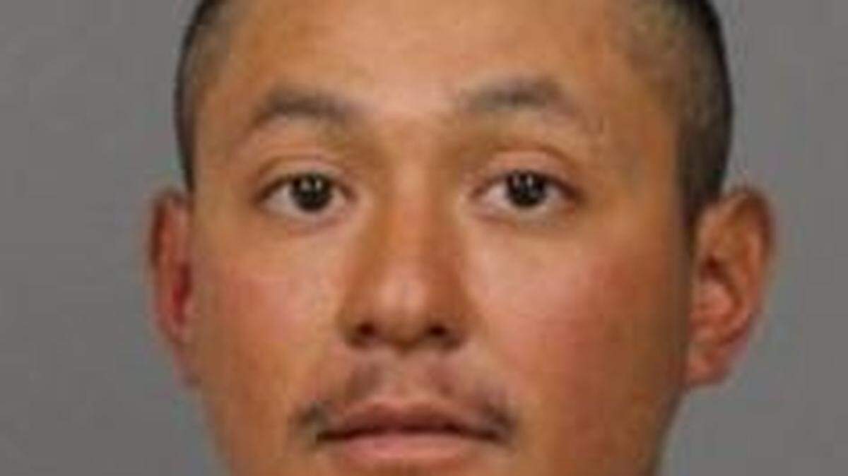 John Guevara, 23, was arrested on suspicion of commercial burglary, possessing buglary tools and prowling on Sunday.
