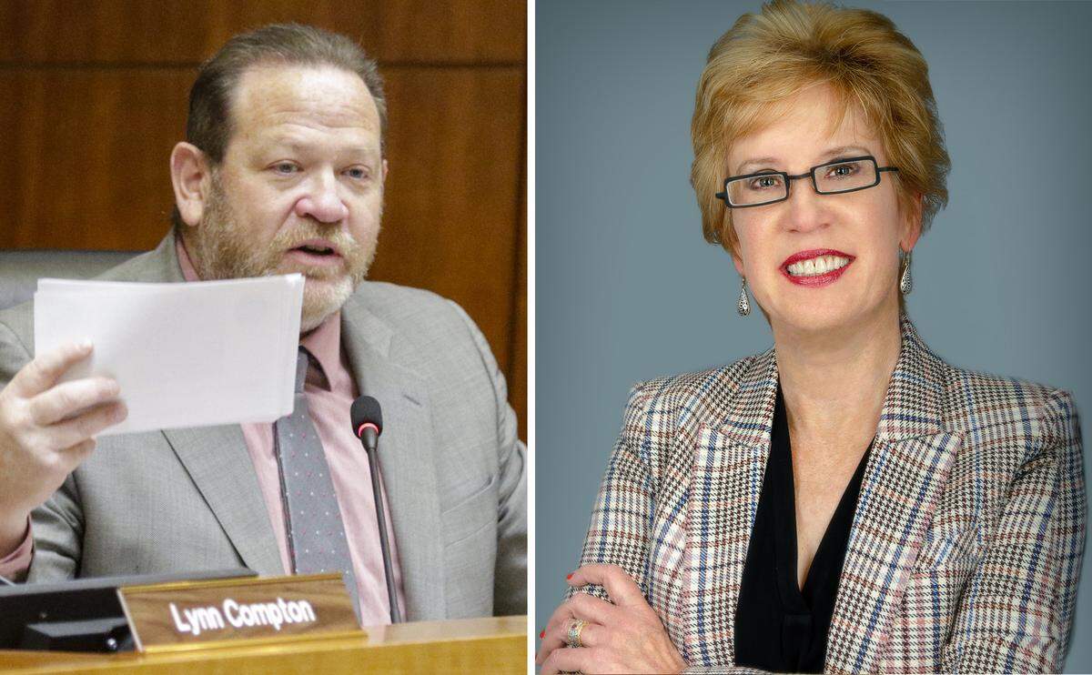 Incumbent Adam Hill faces a challenge from Stacy Korsgaden in the District 3 Board of Supervisors race.