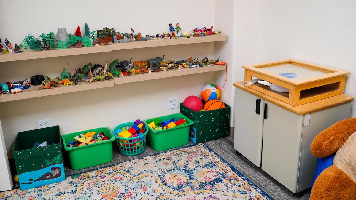 Play therapy is one form of therapy offered at the new San Luis Obispo County Behavioral Health Department’s new Grover Beach youth clinic at 1666 Ramona Ave., pictured here Friday, Feb. 21, 2025.
