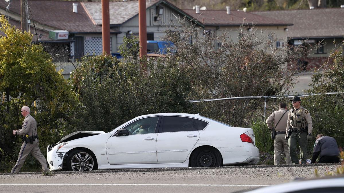 A high-speed chase than began on Highway 101 in Atascadero ended in San Luis Obispo when the driver crashed near Santa Rosa Street on Tuesday, March 7, 2023, the California Highway Patrol said.