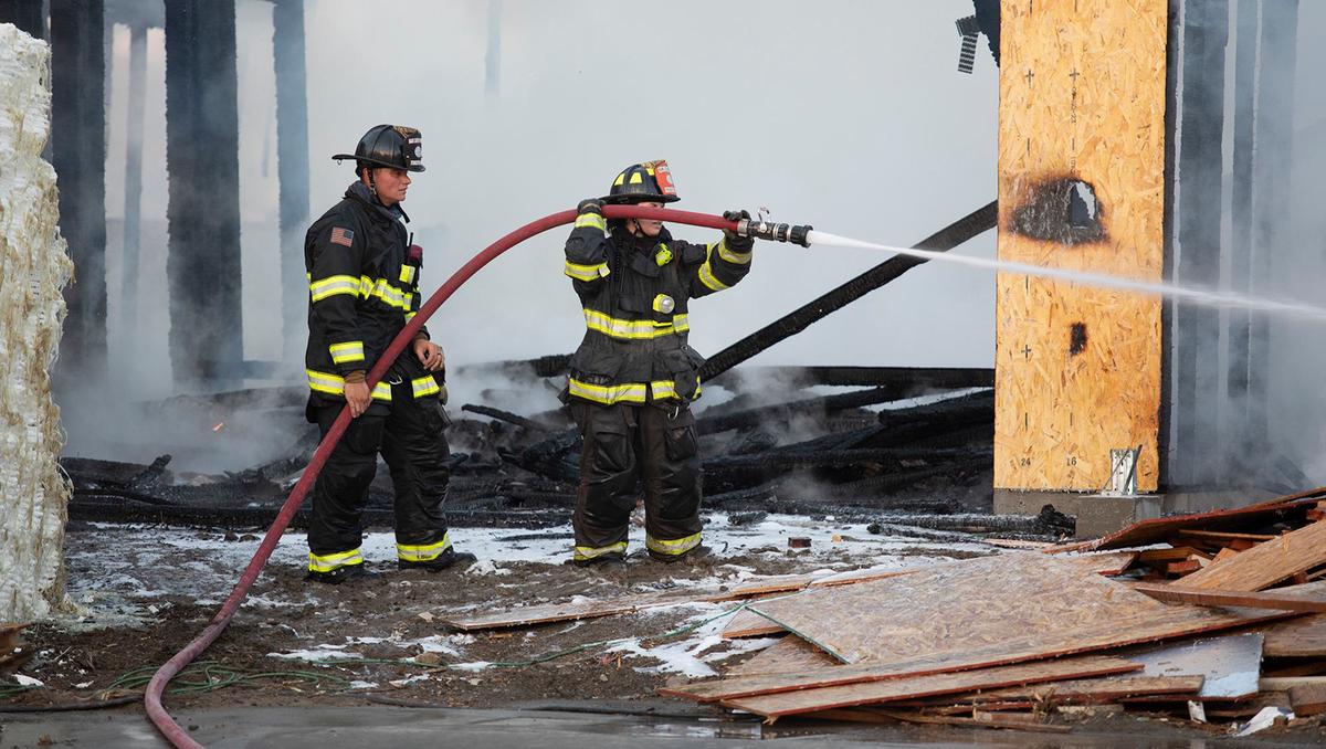 Firefighters responded to a reported house fire in the San Luis Ranch housing development off Froom Ranch Way, Tuesday, June 11, 2024.