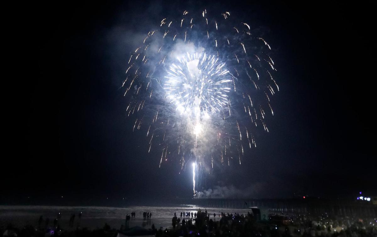 Mild weather and clear skies drew thousands of people to enjoy the city of Pismo Beach’s annual Fourth of July celebration and fireworks display event on July 4, 2024.