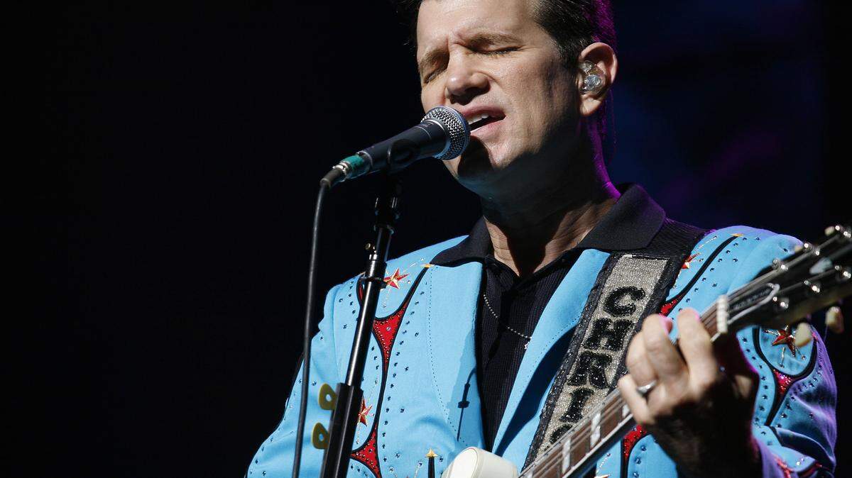 Chris Isaak, seen performing at the Beacon Theatre in New York City in 2007, plays May 23, 2025, at Vina Robles Ampitheatre in Paso Robles.