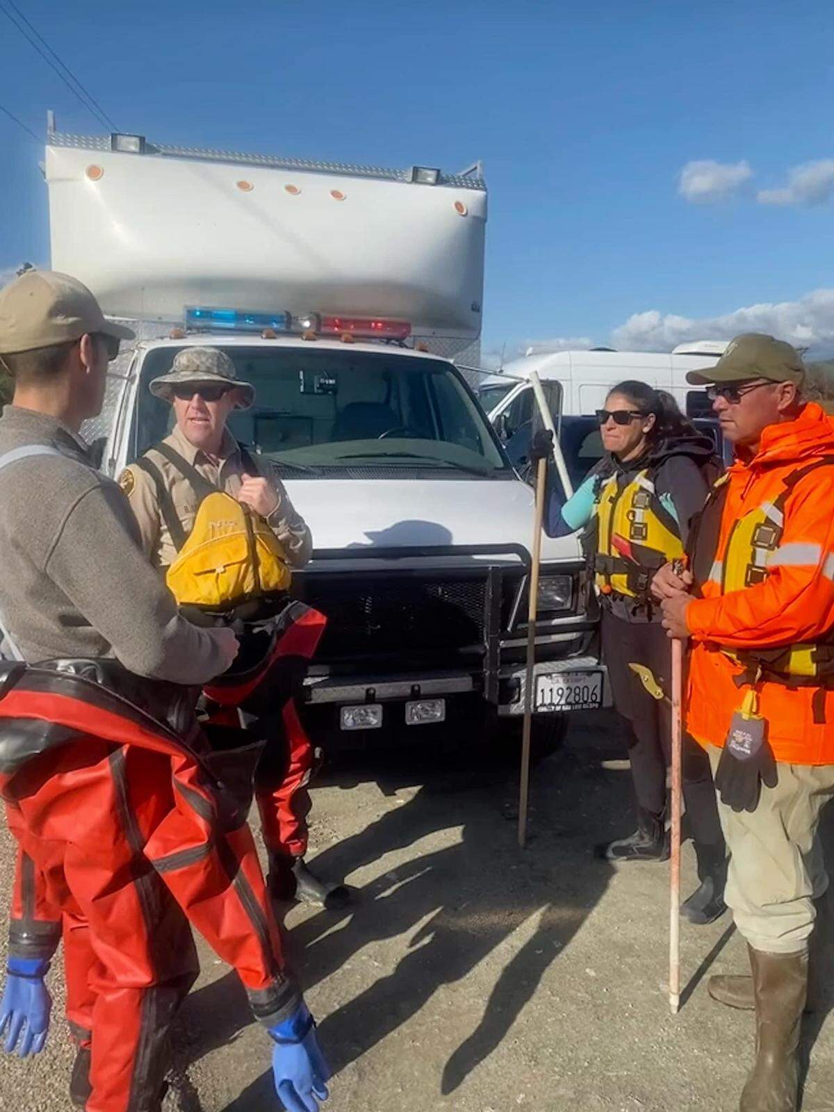The San Luis Obispo County Sheriff’s Office continued to search for 5-year-old Kyle Doan on Jan. 17, 2023, in San Miguel. Kyle was swept away in floodwaters on Jan. 9, 2023.