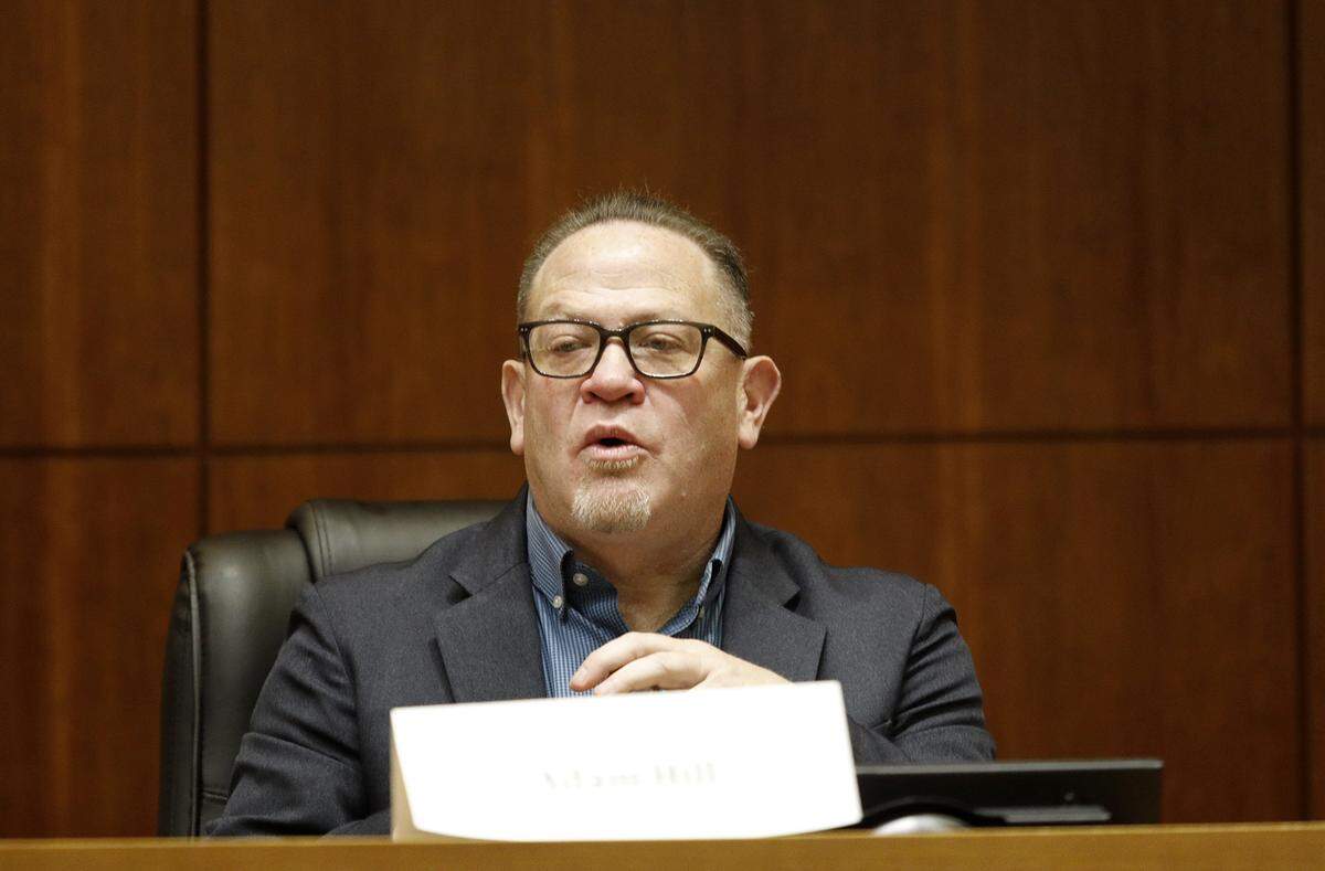 Late District 3 Supervisor Adam Hill died Aug. 6, 2020, by suicide caused by a drug overdose. On July 28, 2021, cannabis grower Helios Dayspring was charged with bribing Hill in exchange for favorable votes and influence.