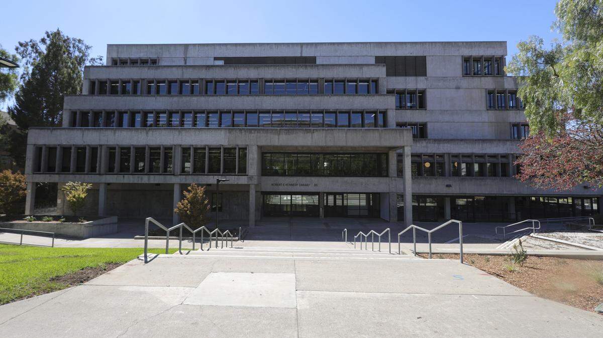Cal Poly had a tour of the nearly $80 million renovation of the Robert E. Kennedy Library on Sept. 9, 2025. Dual pane windows will insulate the building from heat in the summer and cold in the winter.