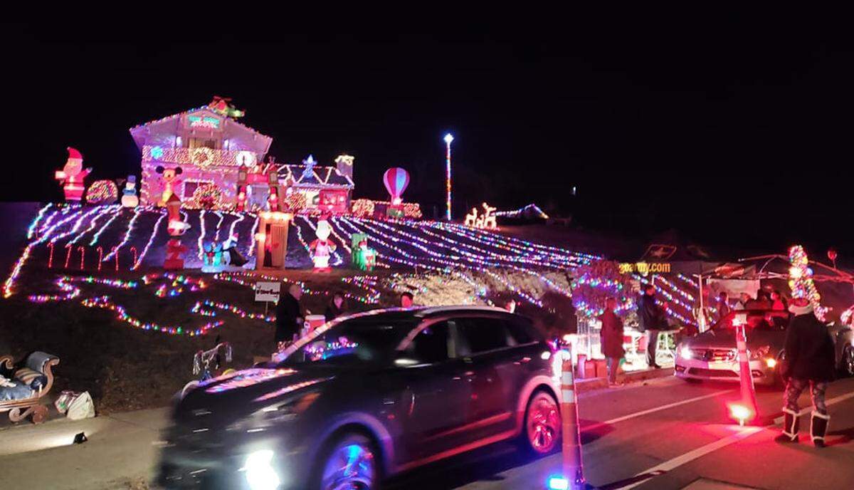 The annual Christmas at the Stiers’ in Paso Robles includes a toy and canned food drive, with donations benefiting children with cancer.
