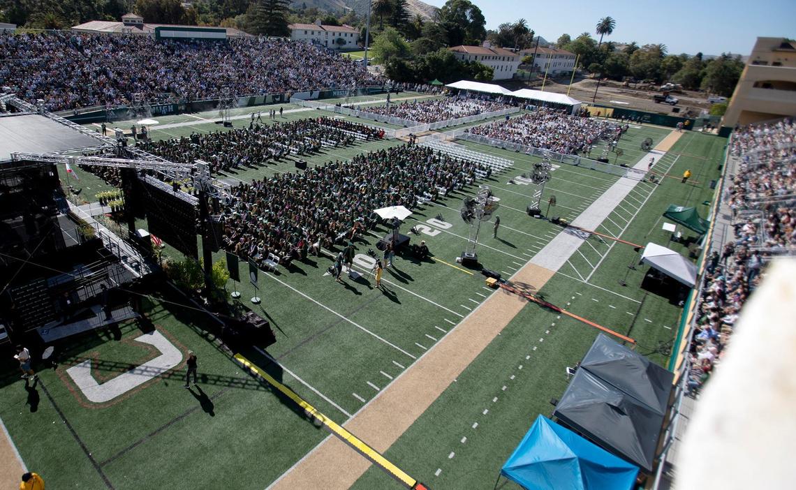 Cal Poly kicked off graduation weekend with three ceremonies on June 15, 2024. The university expects to celebrate more than 6,300 graduates throughout the weekend.
