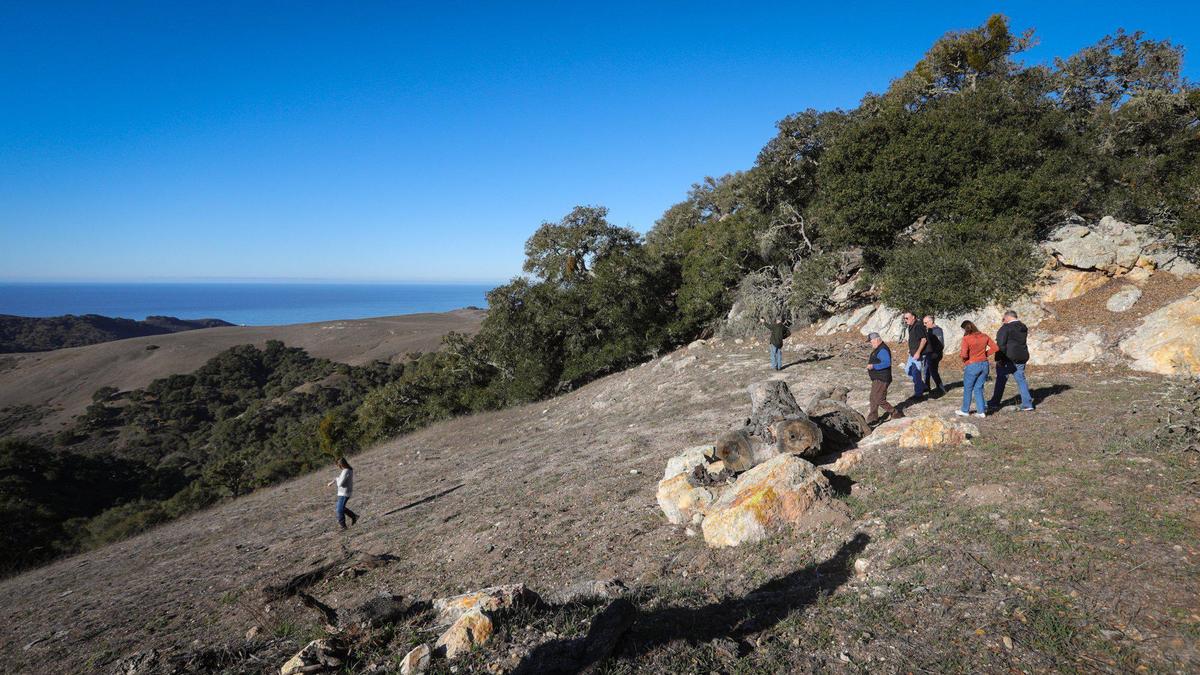 The Wild Cherry Canyon property is a 2,400 acre ranch in the hills above Avila Beach and Port San Luis. Diablo Canyon Nuclear Power Plant is to the north, or less than 10 miles to the right along the coast.
