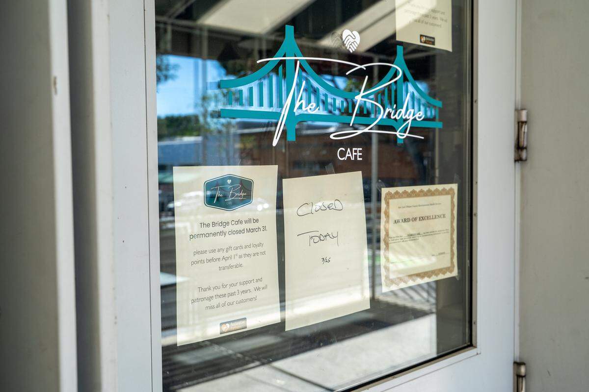 The Bridge Cafe closed its doors permanently on Wednesday, March 25, 2026.