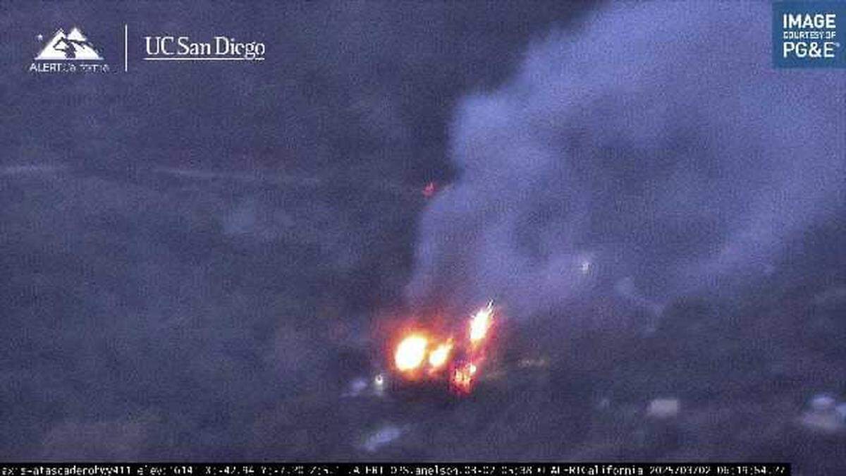 The Atascadero burned major parts of a home on Toro Creek Road on March 2, 2025.