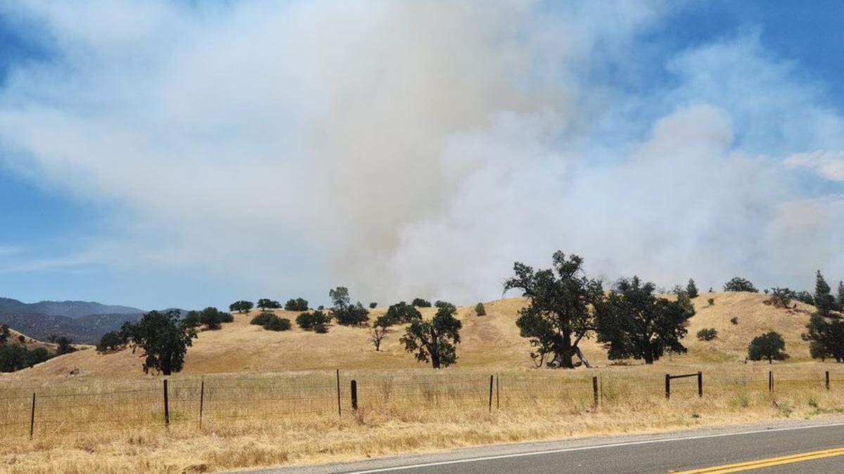 The 80-acre fire east of Santa Margarita was 40% contained as of 2:06 p.m. on July 30, 2023.