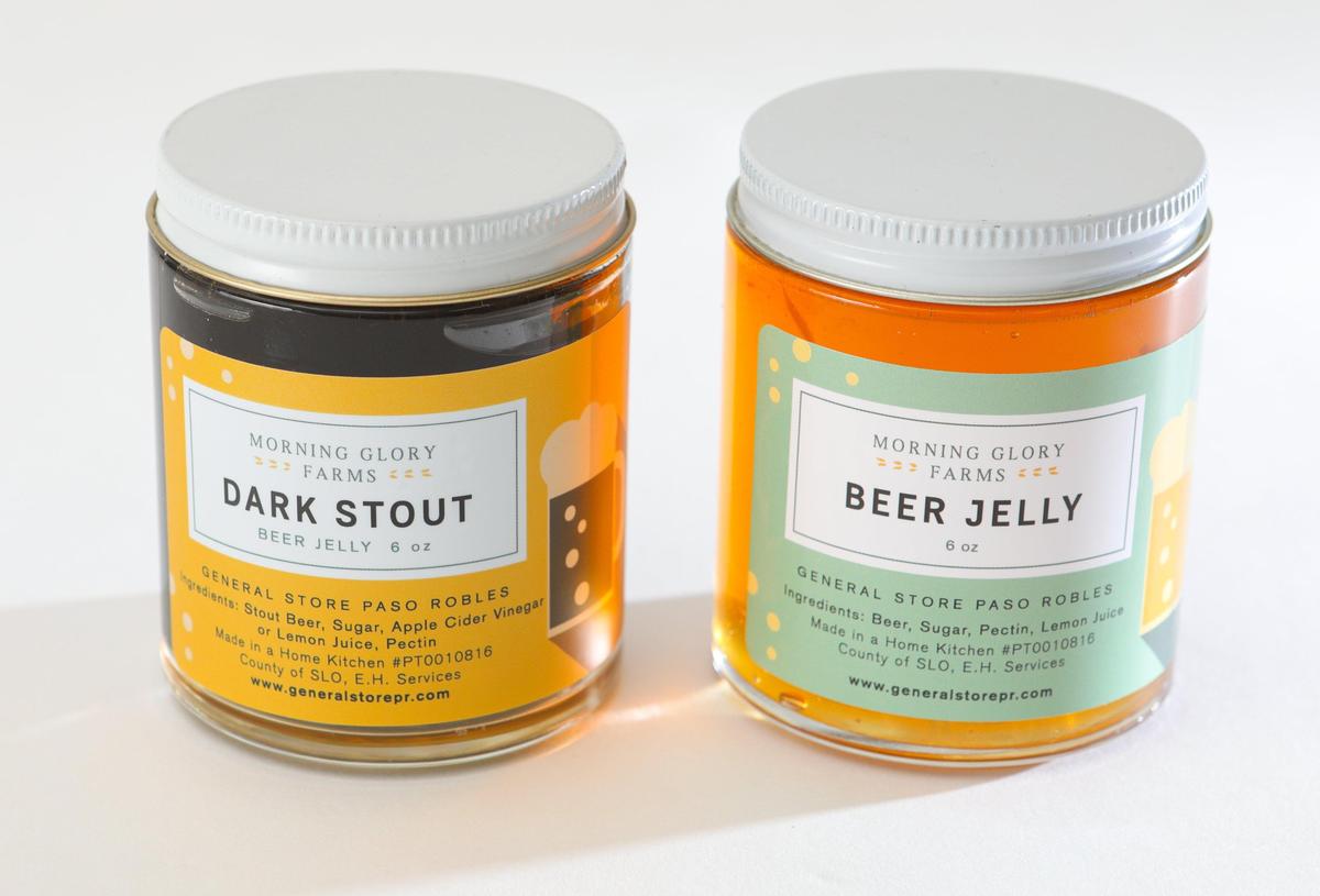 Beer jelly from Morning Glory Farms in Bradley