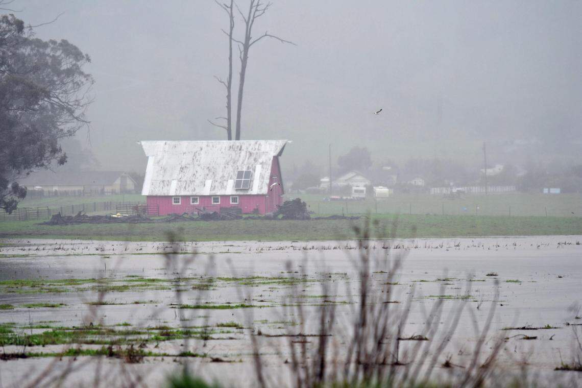 Rainy weather takes over the Central Coast in this file photo from March 2018.