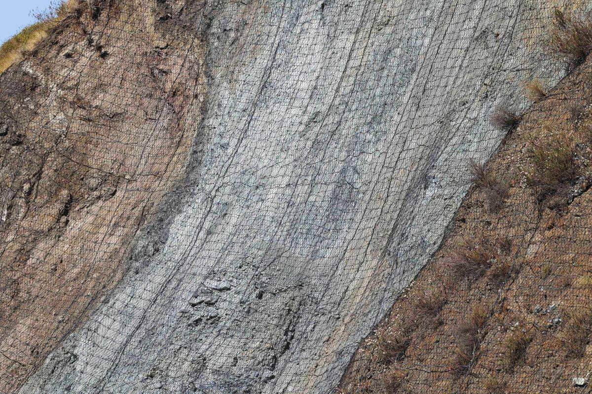 The third lane will be closed for one mile near Old Stage Coach road on U.S. 101 southbound at the bottom of the Cuesta Grade. A rockfall fence project is underway to prevent rocks from falling on the road, the site seen here July 9, 2024.