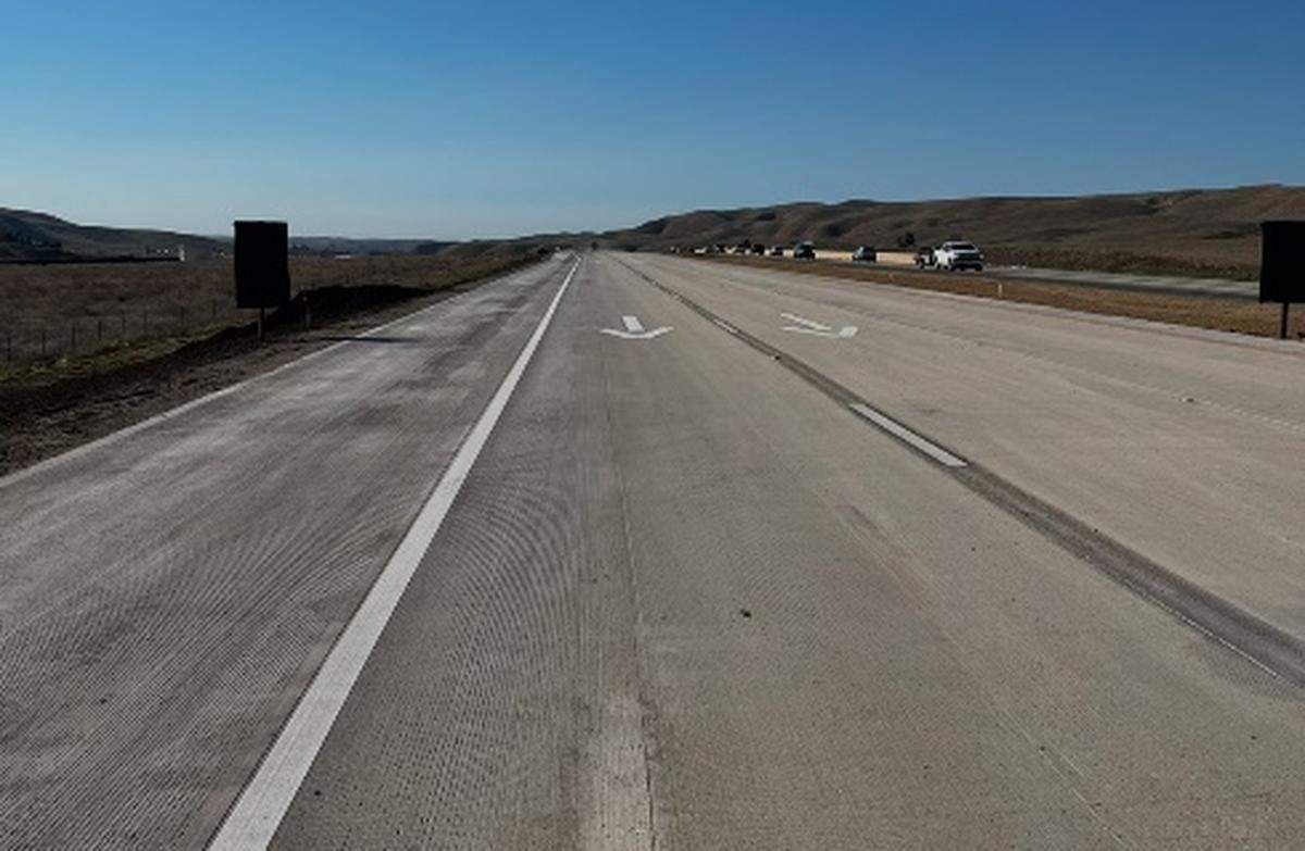Caltrans will institute traffic stops along Highway 46 East for two days starting Jan. 13, 2025, in the Cholame area as it moves traffic onto the new eastbound lanes in the area as part of a widening project.