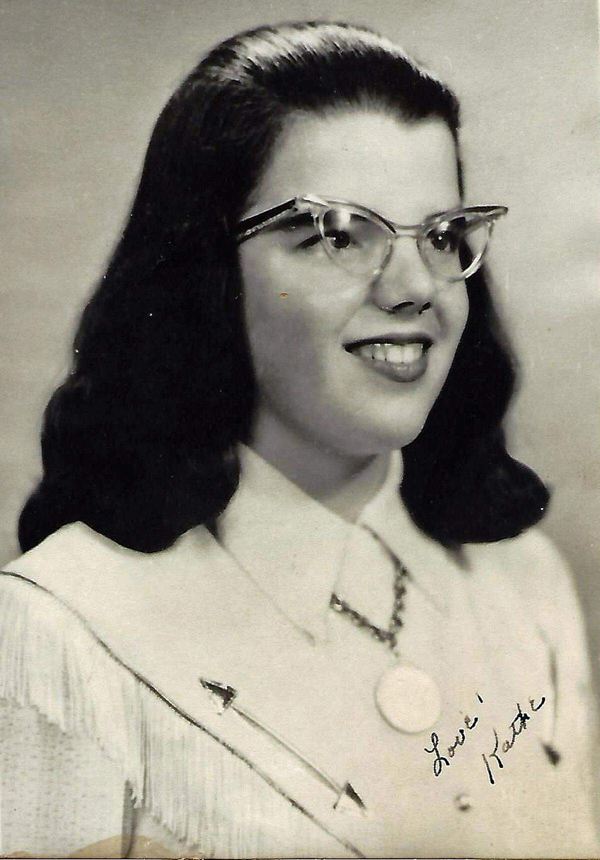 Cambrian columnist Kathe Tanner as a high school junior. She doesn’t have any photos of herself in country-music radio; any she had were destroyed in their house fire. However, she spent most of her high school years in Western mountain states where country music and rodeos reigned supreme.