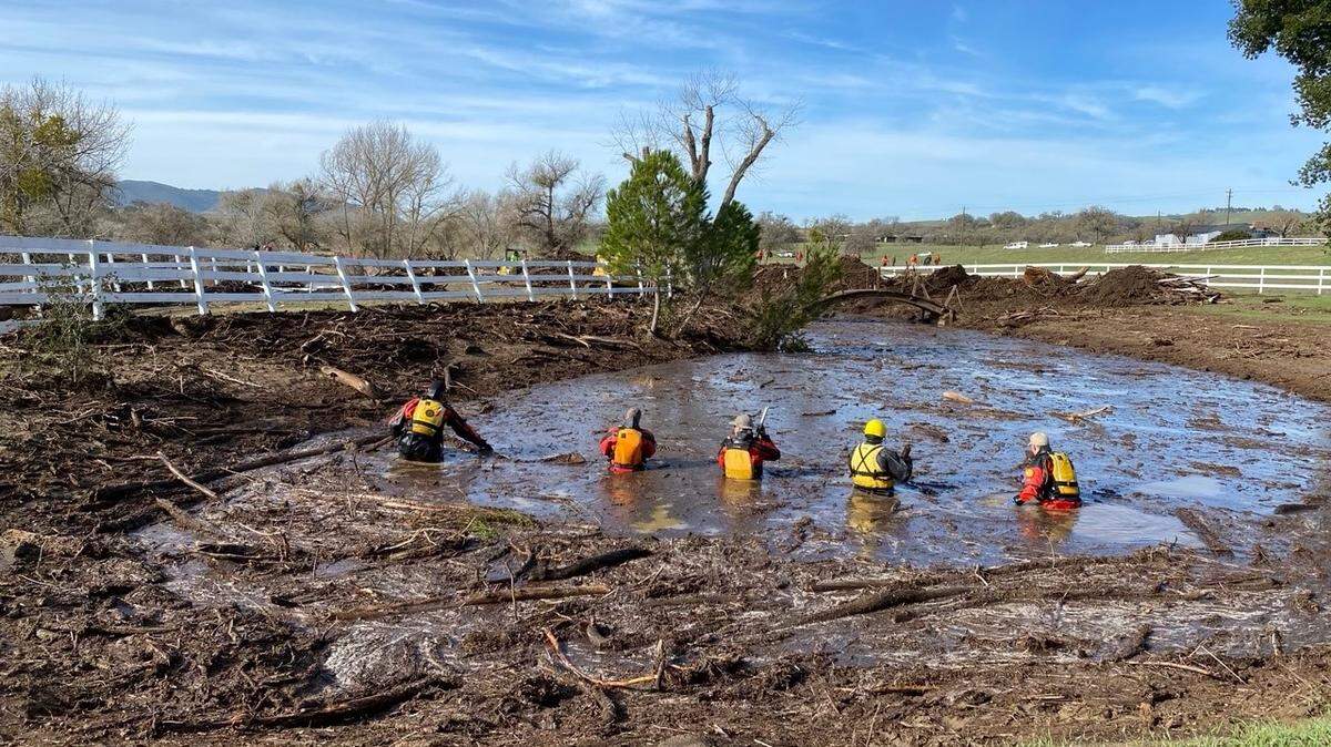 Search for SLO County boy swept away in floodwaters continues despite rain, sheriff says
