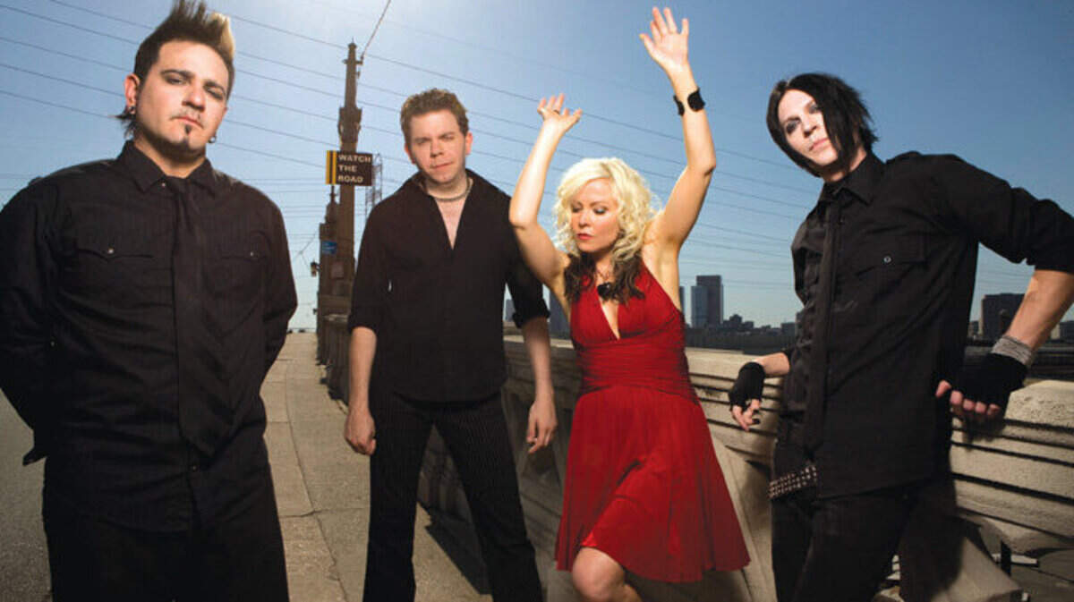 From left, Chris Olivas, Dave Schulz, Terri Nunn and Carlton Bost are the current Berlin.
