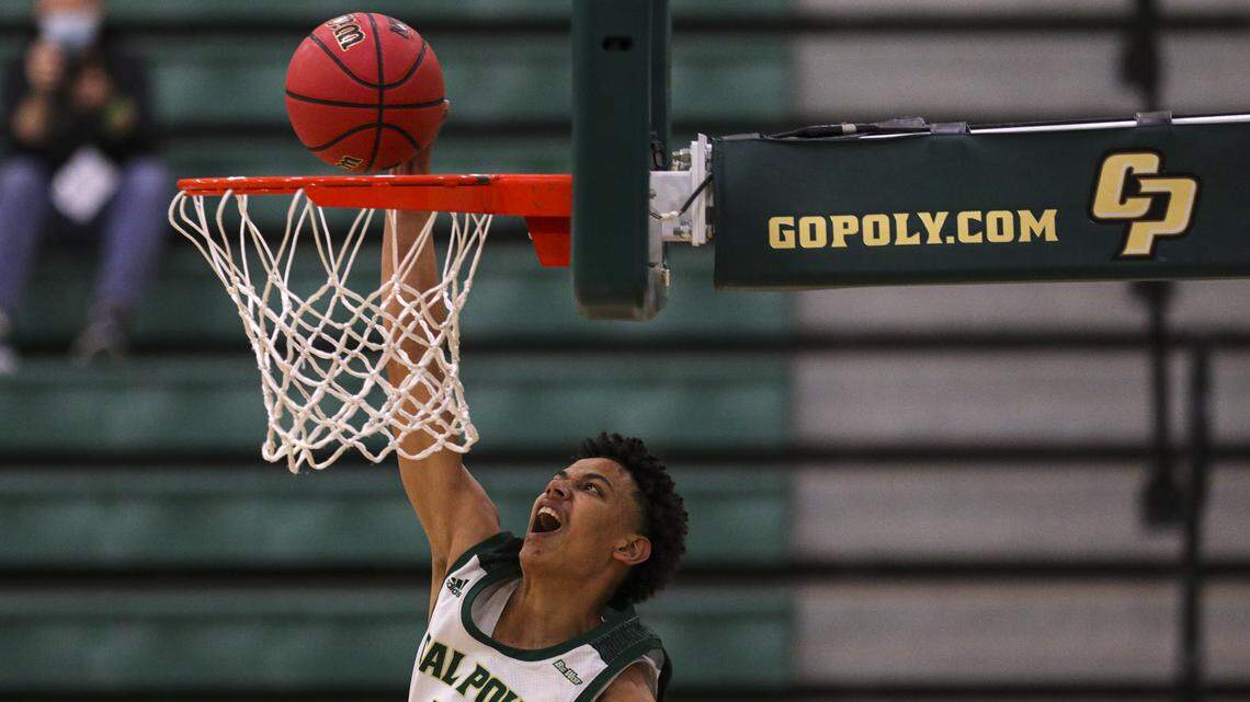 How 6-foot-8 Kobe Sanders’ unique skill set on and off the floor can help Cal Poly