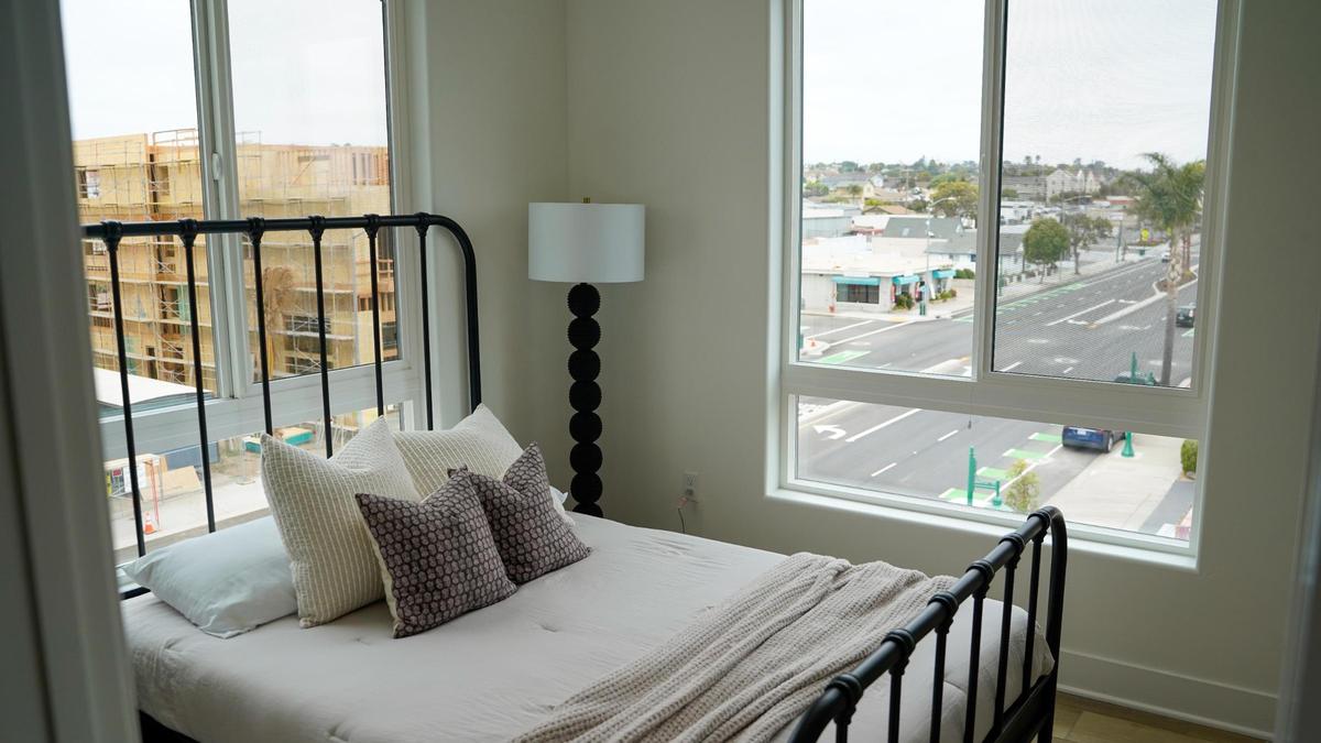 Developer Coastal Community Builders completed work on the Palladium housing development in downtown Grover Beach in early June, pictured Saturday, June 7, 2025. The development includes 37 condominium units priced between $400,000 and $500,000, and features a rooftop deck and barbecue spot.