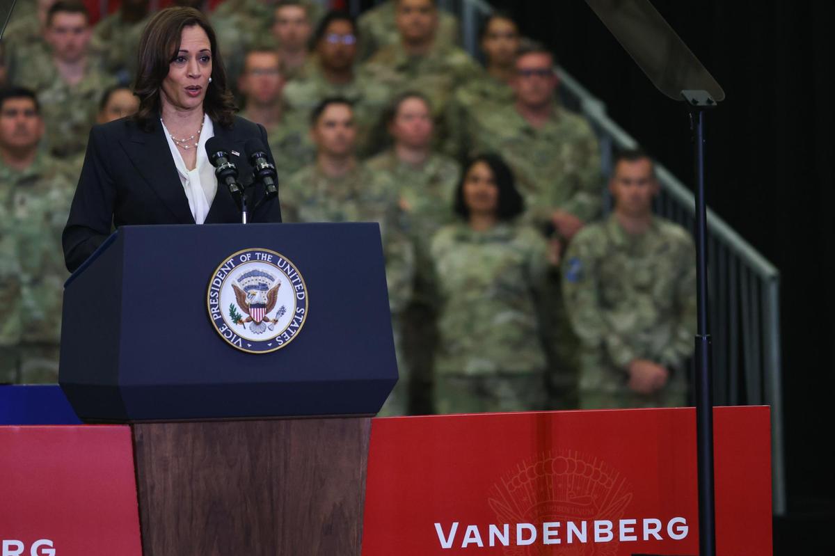 During her visit to Vandenberg Space Force Base on April 18, 2022, Vice President Kamala Harris called for an end to anti-satellite missile testing (ASAT) and said the United States will commit to not performing these types of tests.
