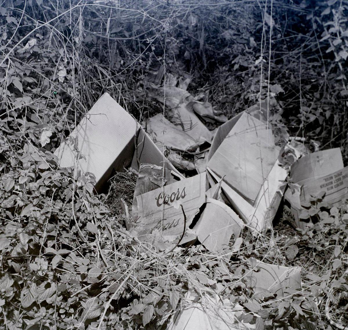 The beer that made Rocky Mountain spring water famous, clutters this Central Coast waterway. Reporter Gil Bailey and photographer John Dreyfuss took a walk down a junk filled San Luis Obispo creek before Mission Plaza was built for a story published Dec. 28, 1963.