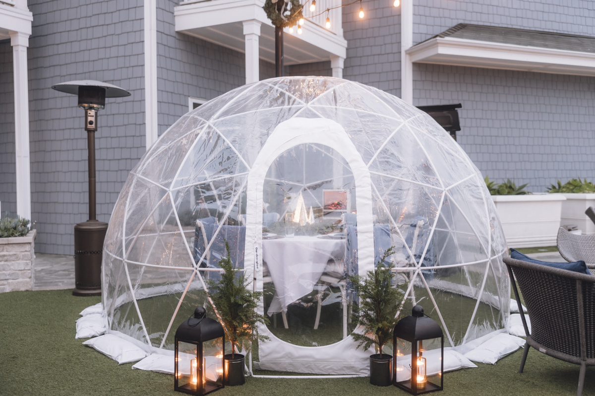 Vespera Resort on Pismo Beach has a transparent igloo that can be rented for two hours. The igloo will be available through Jan. 2, 2025.