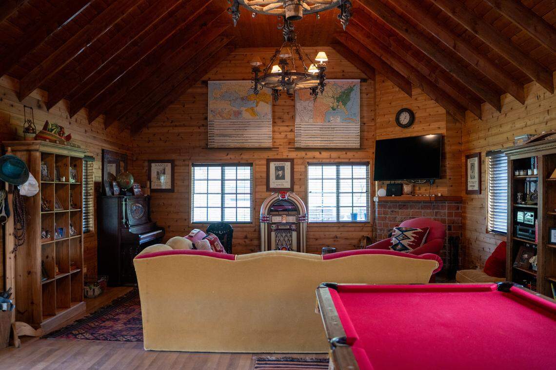 Creston Manor, a 577-acre property on Calf Canyon Road, is up for sale for around $7 million, pictured here Monday, Feb. 9, 2026. The property was once owned by "Jeopardy!" host Alex Trebek and includes 22 acres of vineyard vines, farm land and several residences.