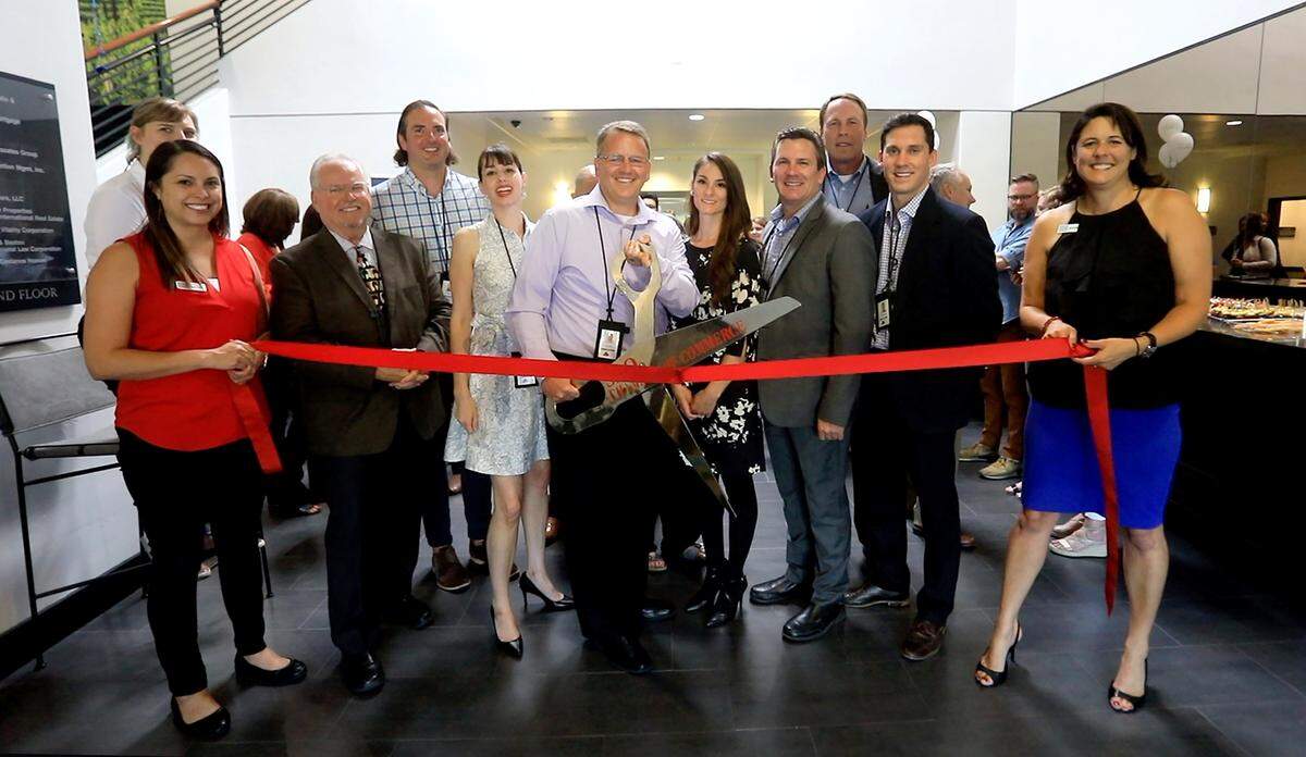 The Tribune celebrated its new offices on Tank Farm Road with a ribbon-cutting in July.