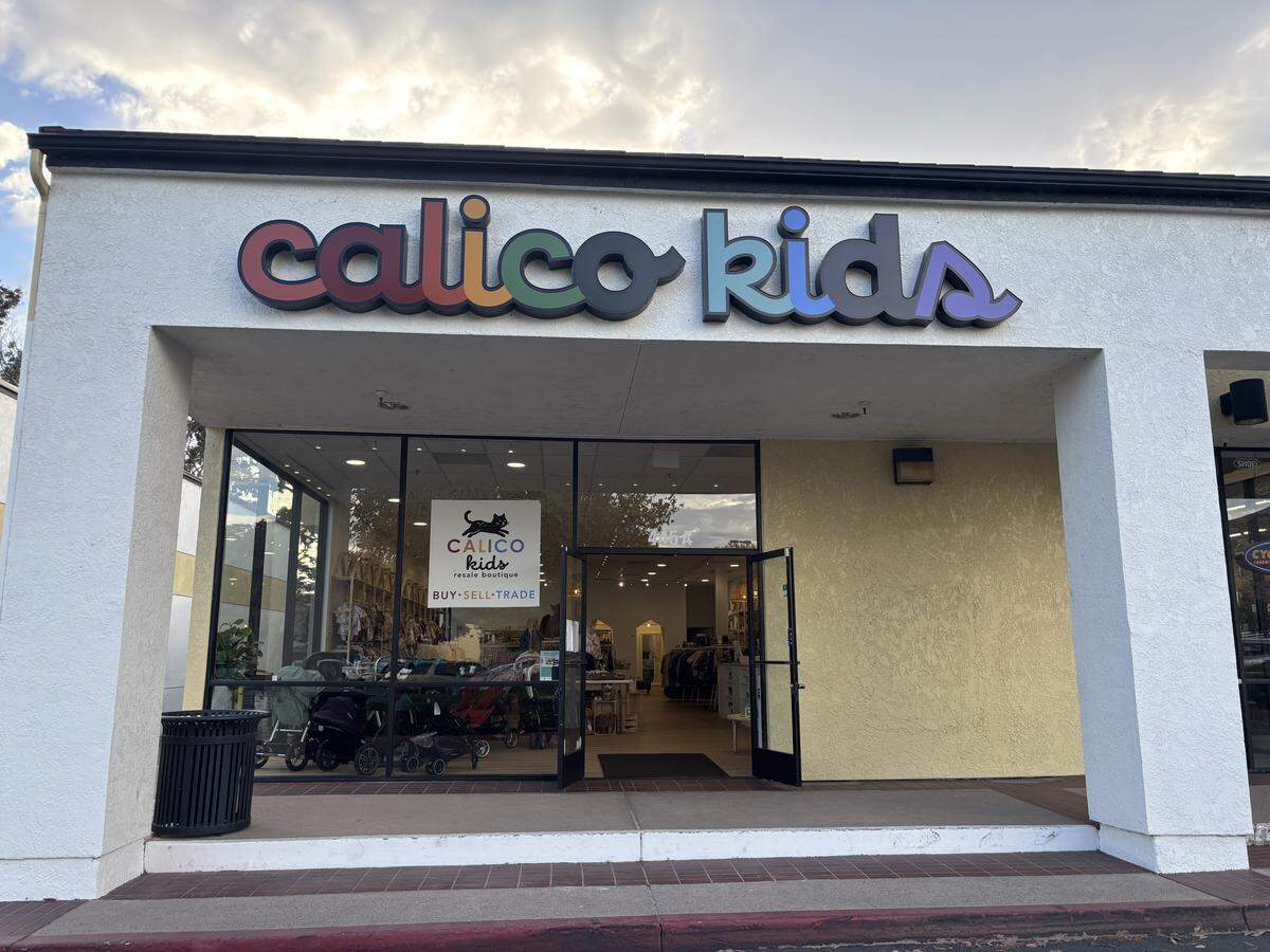 Calico Kids is part of a larger storefront — Calico Trading Co. in downtown SLO.