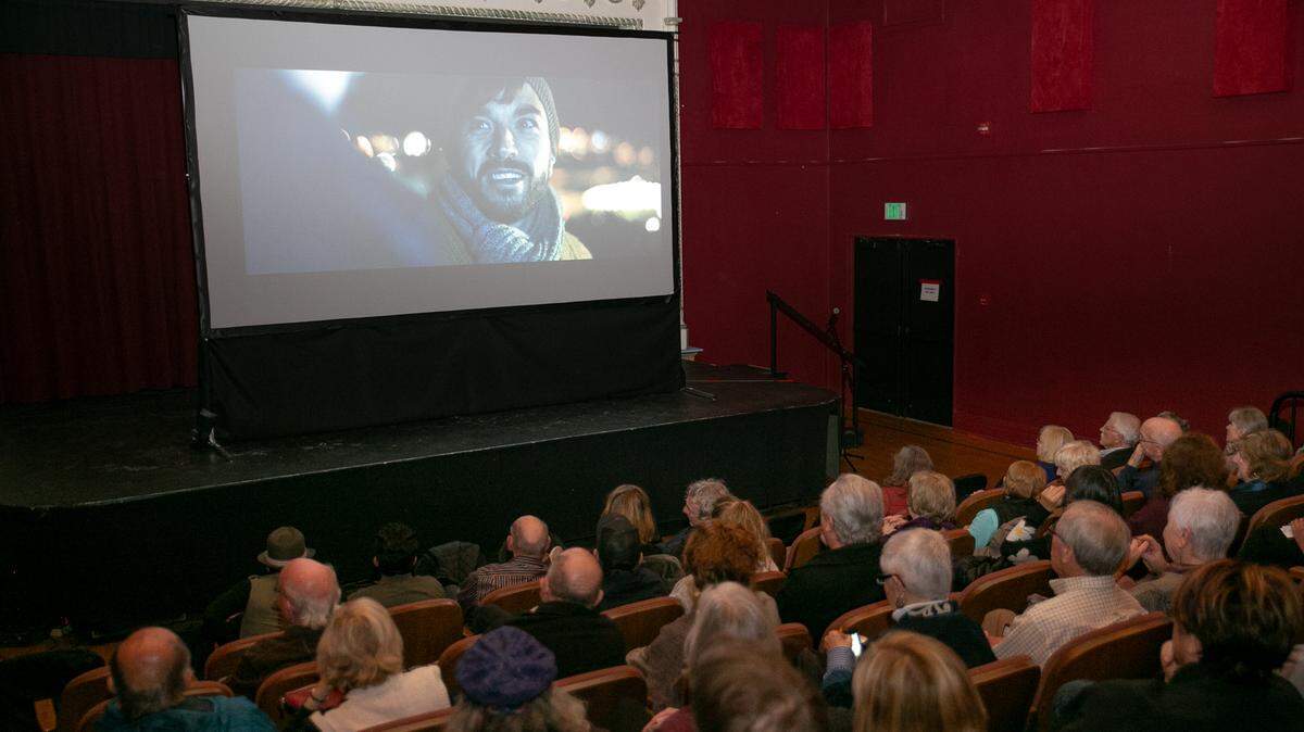 People watch a movie during the Cambria Film Festival in 2019. “Hidden Creek,” a movie directed and produced by Coast Union High School graduates, started filming in San Luis Obispo County on Friday, July 28, 2023.