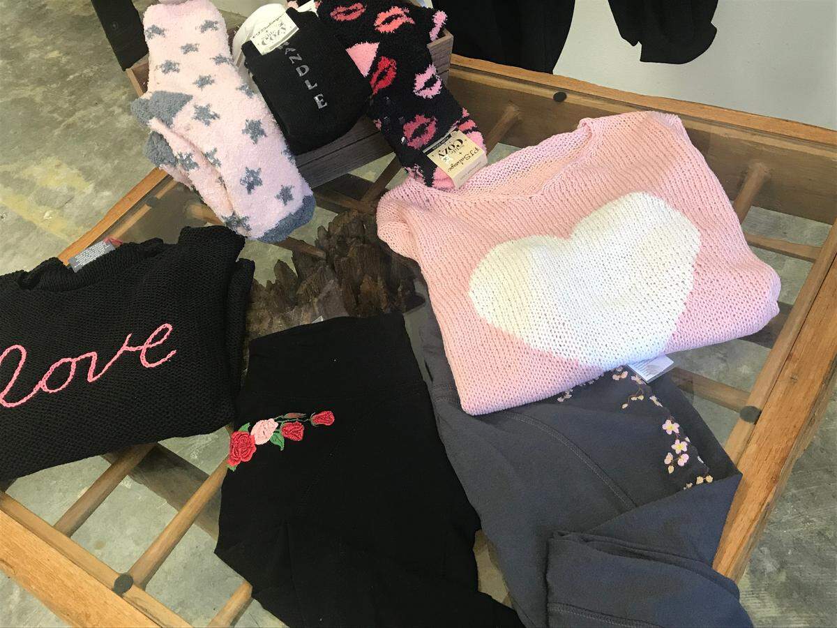 The new Serendipity shop at 734 Main St. in Cambria is all decked out in cloud-soft hearts and flowers attire for Valentine’s Day.