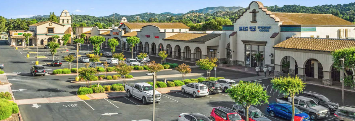 Mission Oaks shopping plaza in Atascadero, California.
