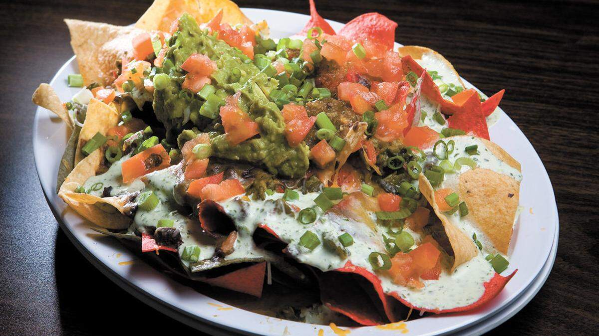 The Adobe nachos at Alphy's Adobe Grill.