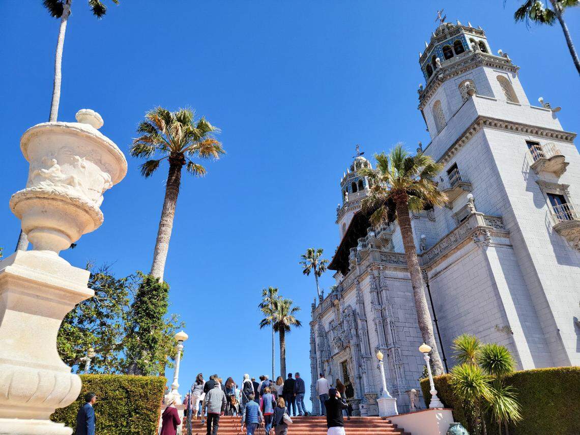 Hearst Castle in San Simeon reopened May 11, 2022, welcoming back guests after a two-year closure due to COVID-19 and road repairs.