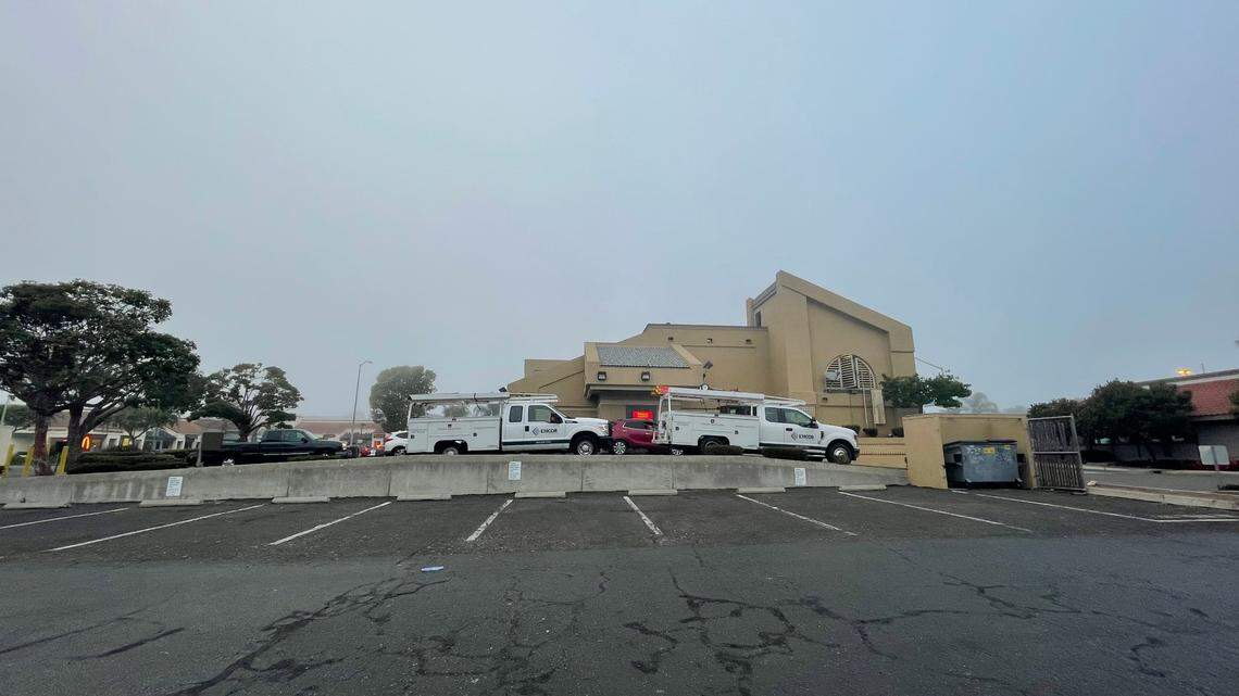 The manager of the Wells Fargo branch in Grover Beach said he was attacked leaving the bank on Sept. 3, 2021, by a customer who refused to put on a mask. The manager was pushed against a short wall in the parking lot and punched repeatedly.